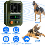 Black-Green Color Options -- 1Pc Ultrasonic Anti-Barking Device