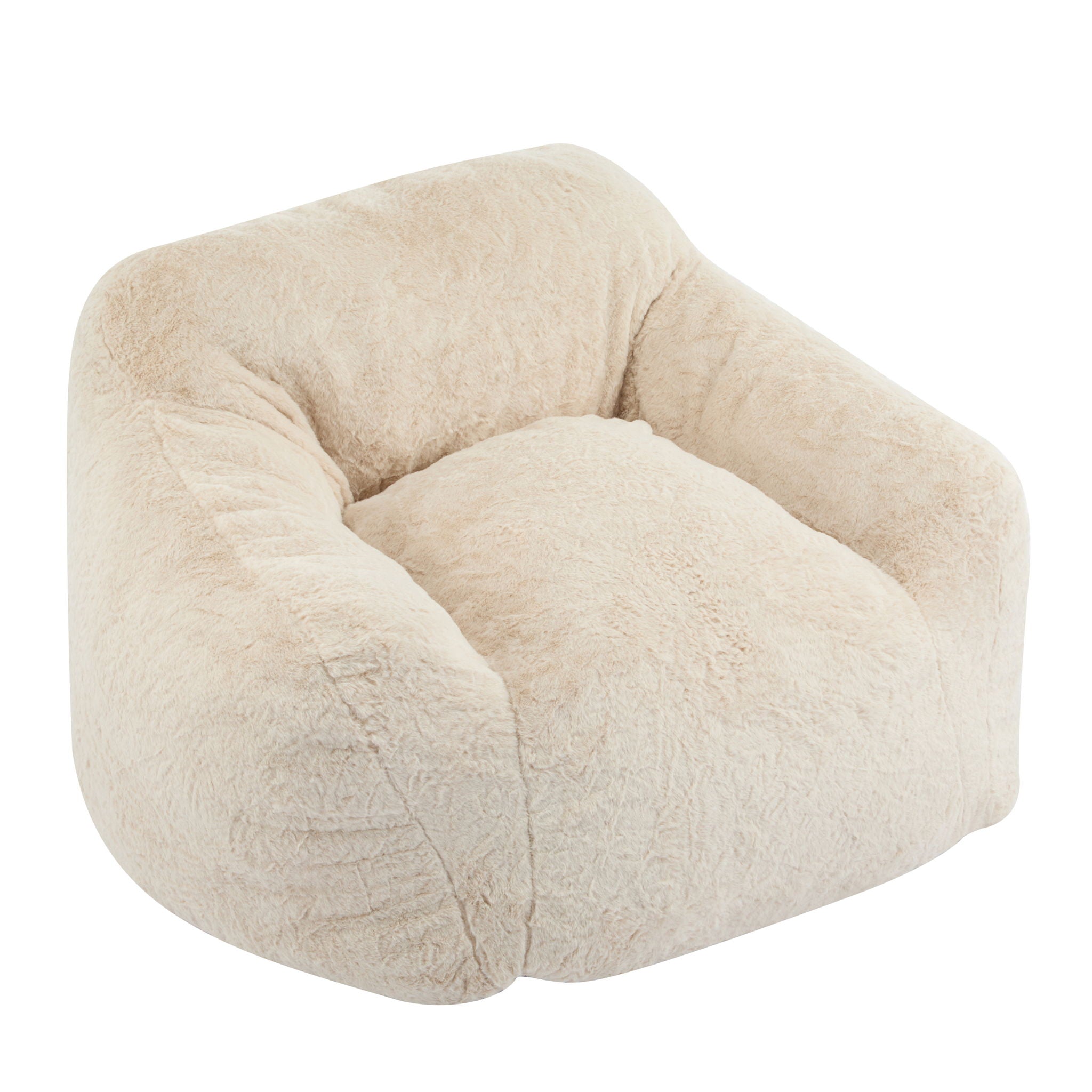 Auch Indoor Armchair Style Bean Bag - Beige