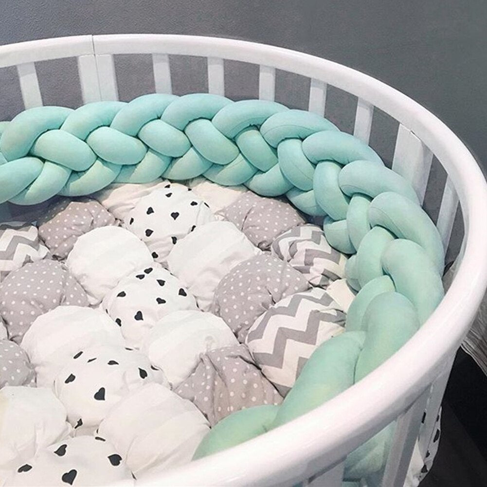 1m 2m Knot Nursery Weaving Plush Knot Decor Pillow