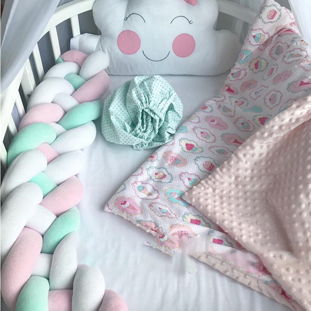 1m 2m Knot Nursery Weaving Plush Knot Decor Pillow