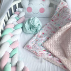 1m 2m Knot Nursery Weaving Plush Knot Decor Pillow