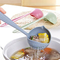 Hot Pot Dinnerware Porridge Soup Spoon With Filter Skimmer Kitchen