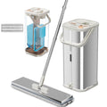 Separates Dirty Water Mop, Flat Mop And Bucket For Home With  Extra