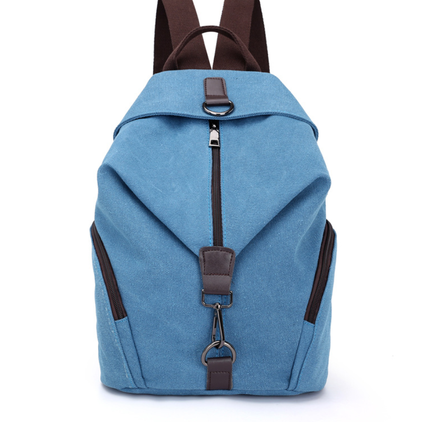 Canvas Fashion Retro Casual College Style Backpack