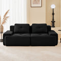 82 Modern L-Shaped Modular Sectional Sofa For Living Room, Corduroy