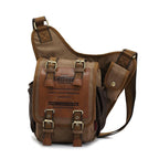 High Quality Canvas Knight Shoulder Bag For Men