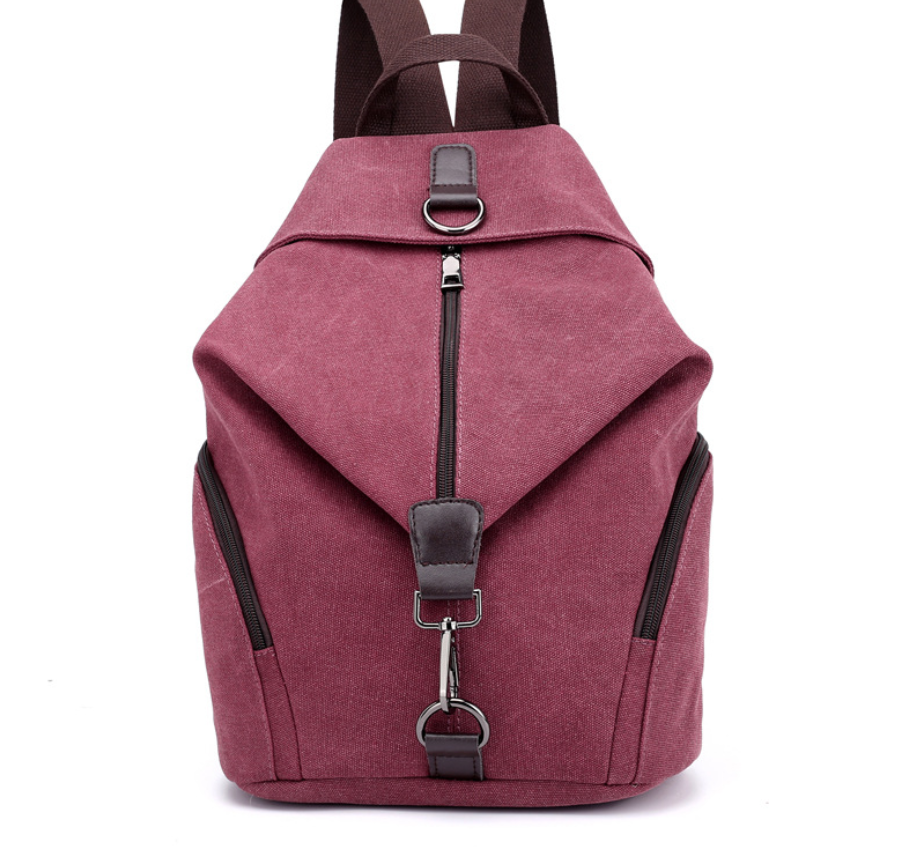 Canvas Fashion Retro Casual College Style Backpack