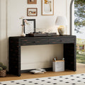 Curved Console Table with Storage