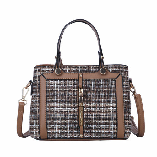 Korean Style Plaid three-dimensional Handbag For Ladies