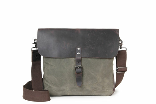 Casual Retro Wax Cloth Canvas Messenger Bag