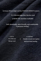 Fireladyfur Women's Wool Knit Hooded Set"Urban One"