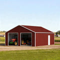 [25X33FT] Heavy-Duty Dual-Door Galvanized Steel Storage Shed (SAK72345)