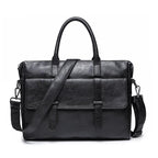 Korean Style Black Travel Laptop Briefcase For Men