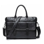 Korean Style Black Travel Laptop Briefcase For Men