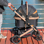 EchoSmile 4 in 1 Lightweight Pet Stroller