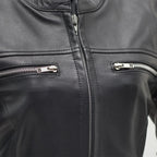 Roxy - Light weight cafe style leather jacket