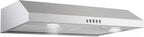 30 Inch Kitchen Under Cabinet Range Hood 500 CFM Stainless Steel