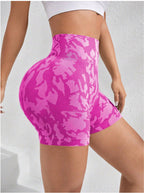 Women's Fashion dye Pattern Tight Yoga Bottoms For Women
