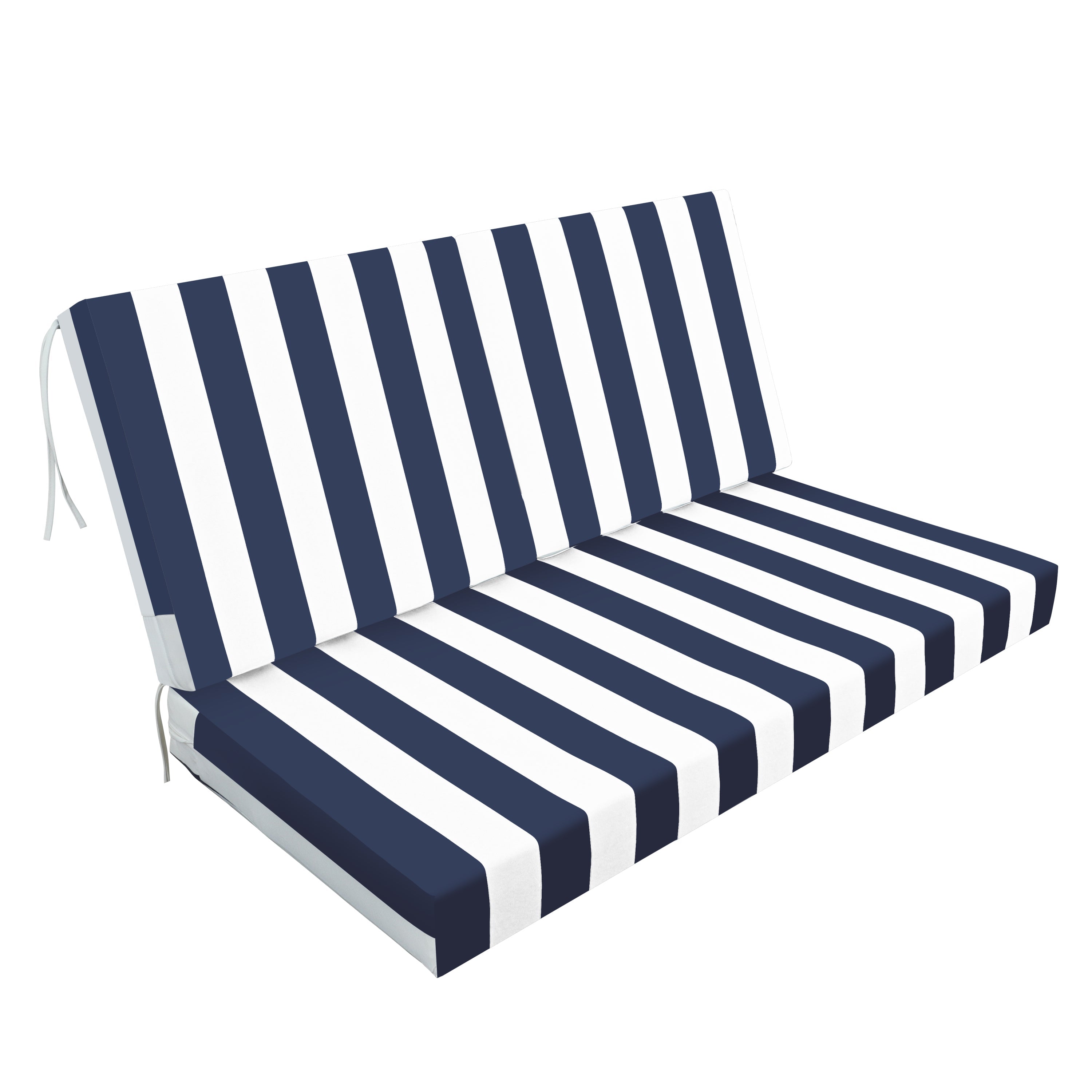 Outdoor Deep Seat Cushions for Patio Furniture, Set of 2