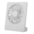 Portable Desk Fan USB Rechargeable Table Cooling Fan Quiet 5 Blades
