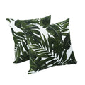 2 Pack Outdoor Throw Pillows, Waterproof & Fade-Resistant (18x18 Inch)