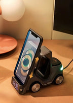 4 in 1 Forklift Fast Wireless Charging Station Dock for iPhone,