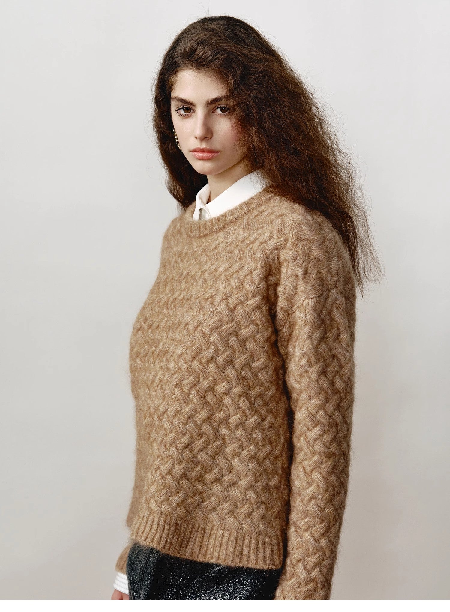 [FF×JW Collaboration Warm Exclusive] Classic Mohair Pullover Sweater