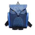 High Quality Cartoon Stitching Owl Shape Backpack