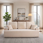 87 In 3-Seater Sofa For Living Room, Comfy Couches With Deep Seat,