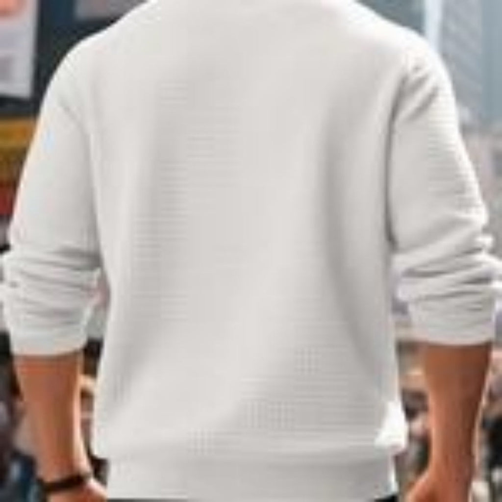 Export Quality English European And American Sizes Jacquard Round Neck