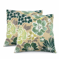 2 Pack Outdoor Throw Pillows, Waterproof & Fade-Resistant