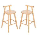 Grove - Indoor Barstool (Set of 2) - Natural