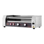 Electric 12 Hot Dog 5 Roller Commercial Sausage Grill Cooker Machine