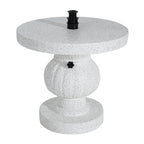 Berra MGO Outdoor Patio Side Table Umbrella Base with Sand-filling Design
