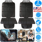 2 Packs Car Seat Protector Cushion Mat Pad With Thick Padding
