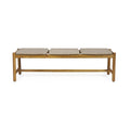 Acacia Wood 3 Seater Bench Outdoor Patio