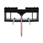 42-Inch Heavy-Duty Pallet Forks Hay Spear Skid Steer Attachment With Quick Attach (SAK16528)