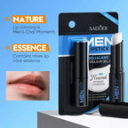 SADOER Men's Lip Balm Moisturizing Anti Cracking Repair Nourishing