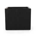 21.5' L Outdoor Magnesium Oxide Planter in Black