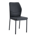 Ergonomic Simple Chair With Metal Leg