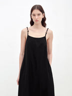 "Island Walk" Cotton Beaded Sling Dress