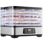 Food Dehydrator Machine, 5-Tray Fruit Dehydrator, 300W Electric Food