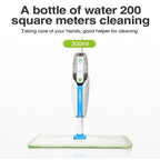 Washable Mat Spray Mop - Superfine Fiber Mop With 300ML Reusable