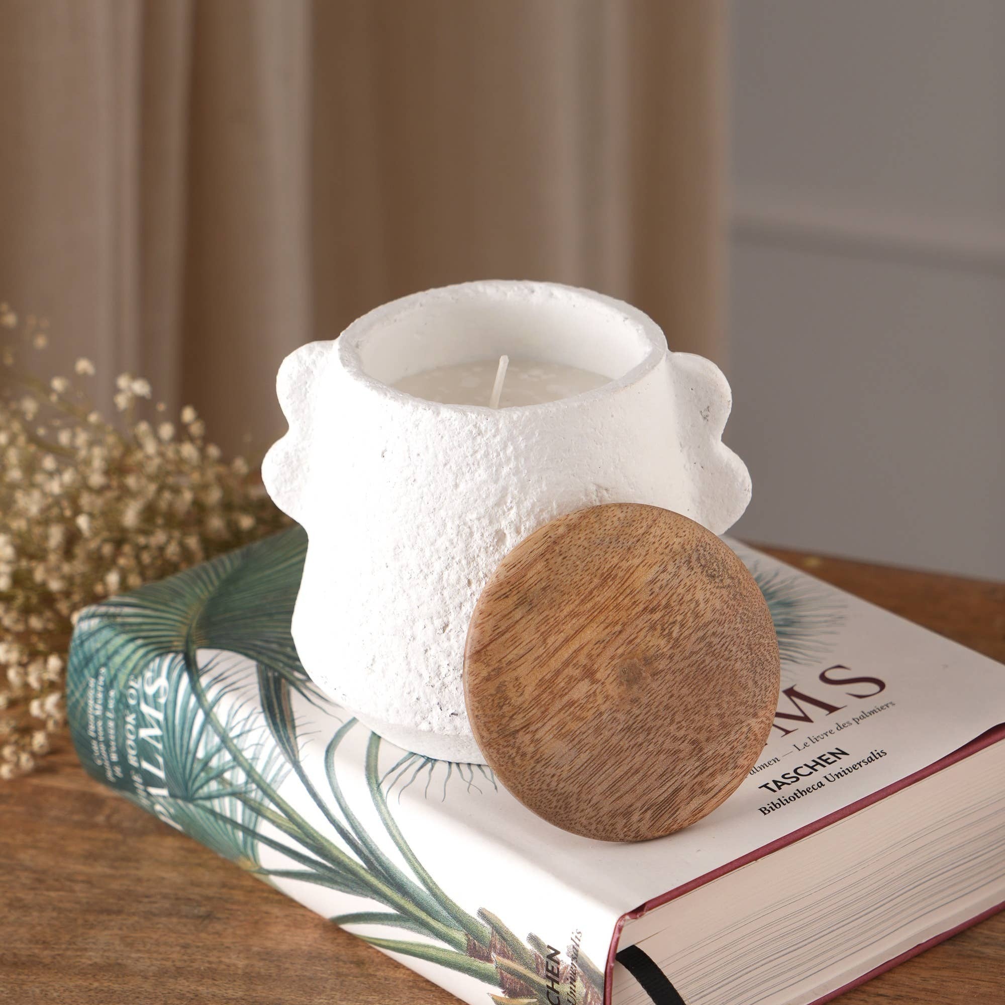 8oz Handcrafted Soy Wax Candle with Mimosa Fragrance