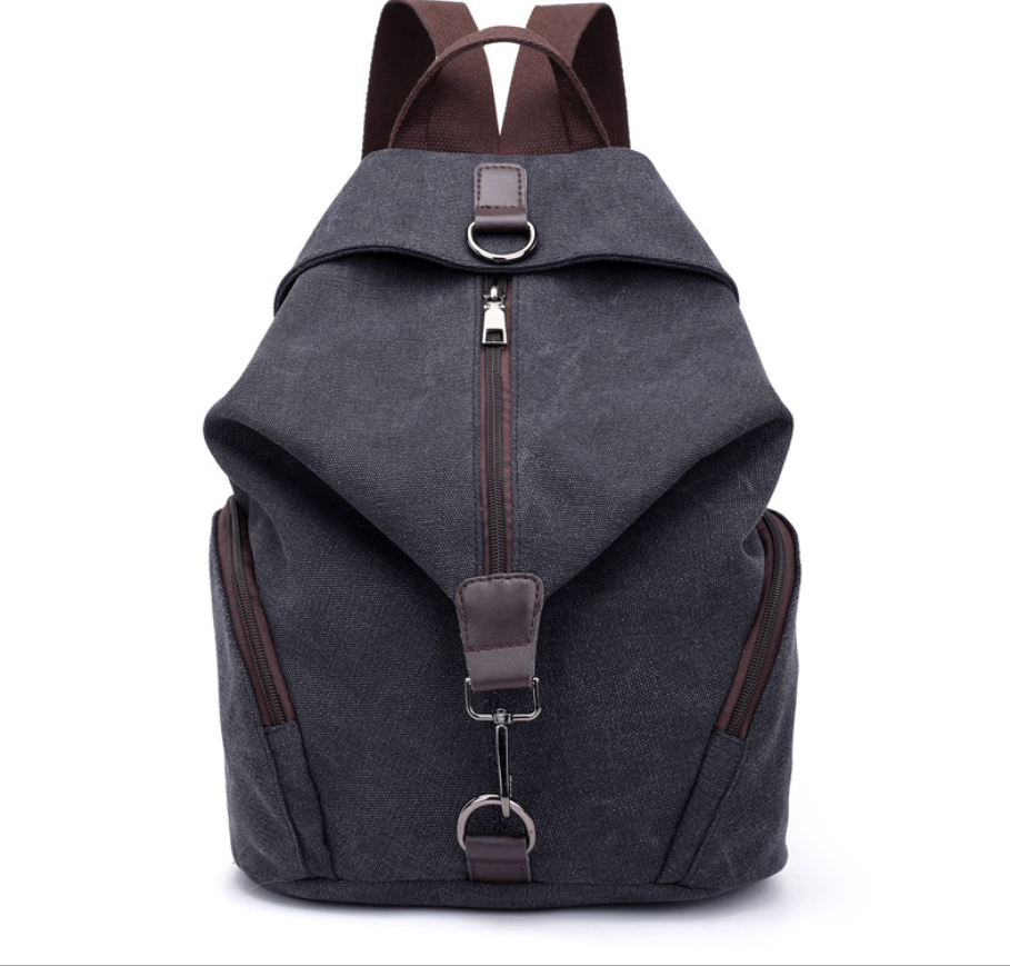 Canvas Fashion Retro Casual College Style Backpack