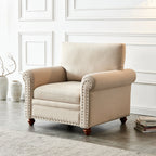 Living Room Sofa Single Seat Chair Beige
