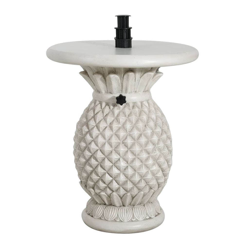 Lillian Outdoor Pineapple-Shaped Magnesium Oxide Umbrella Base