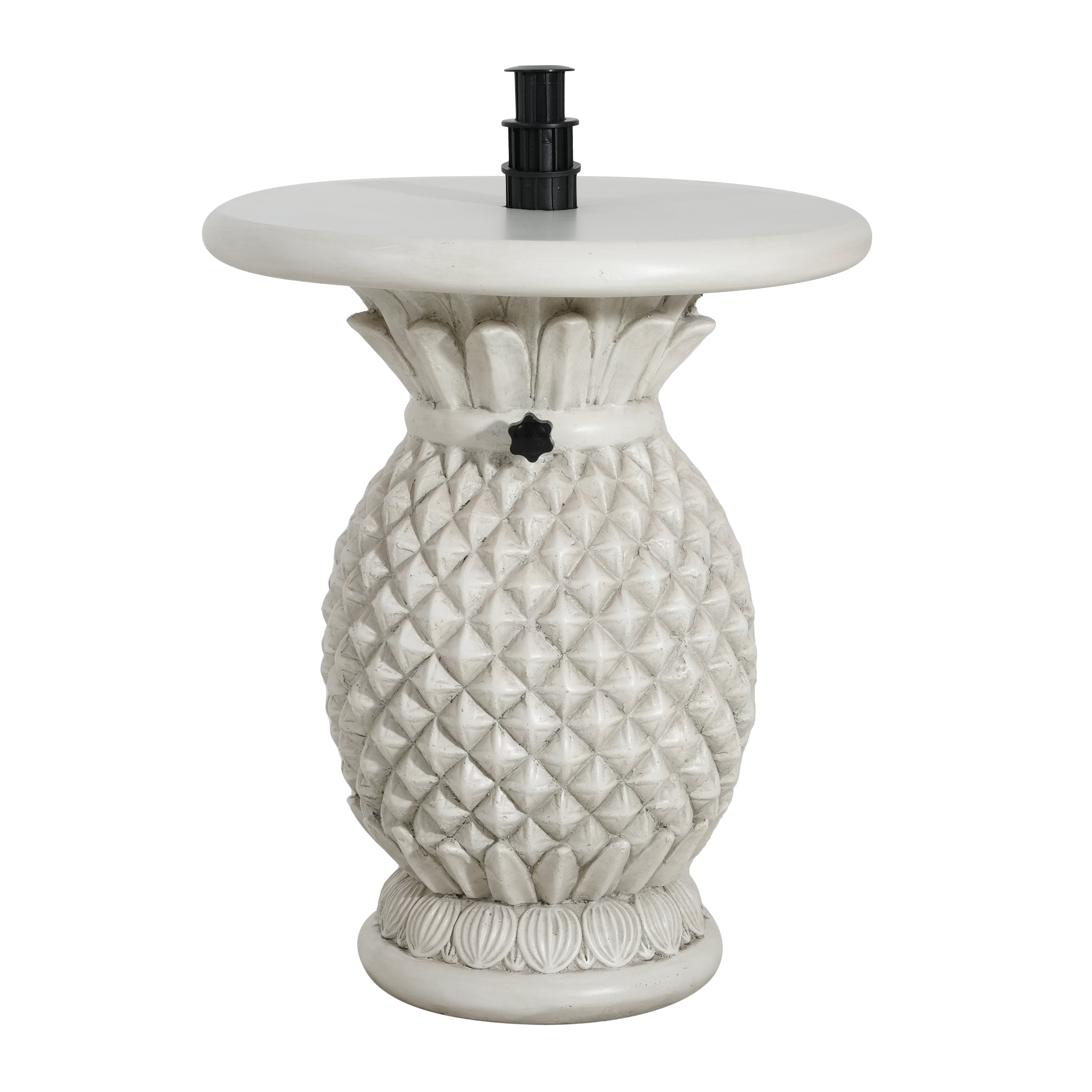 Lillian Outdoor Pineapple-Shaped Magnesium Oxide Umbrella Base