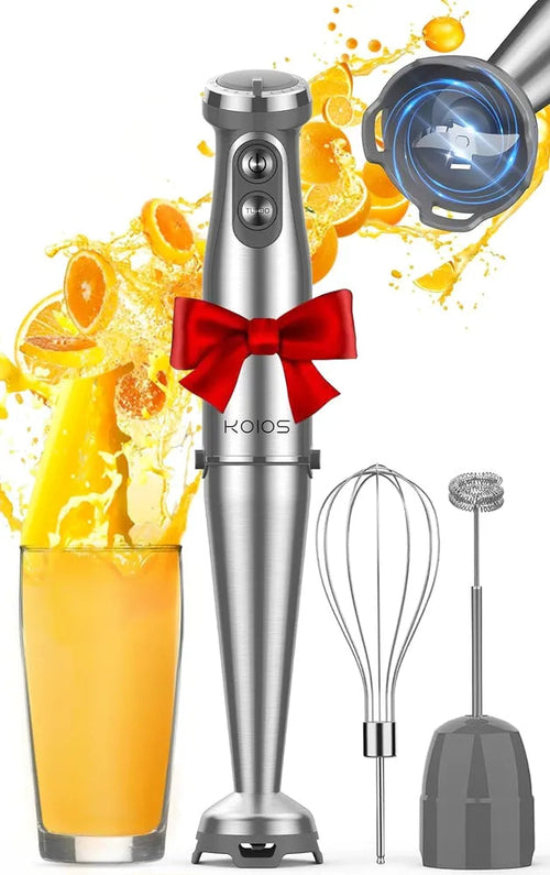 KOIOS Immersion Blender, 1000W Anti-scratch 3-in-1 Hand Blender,