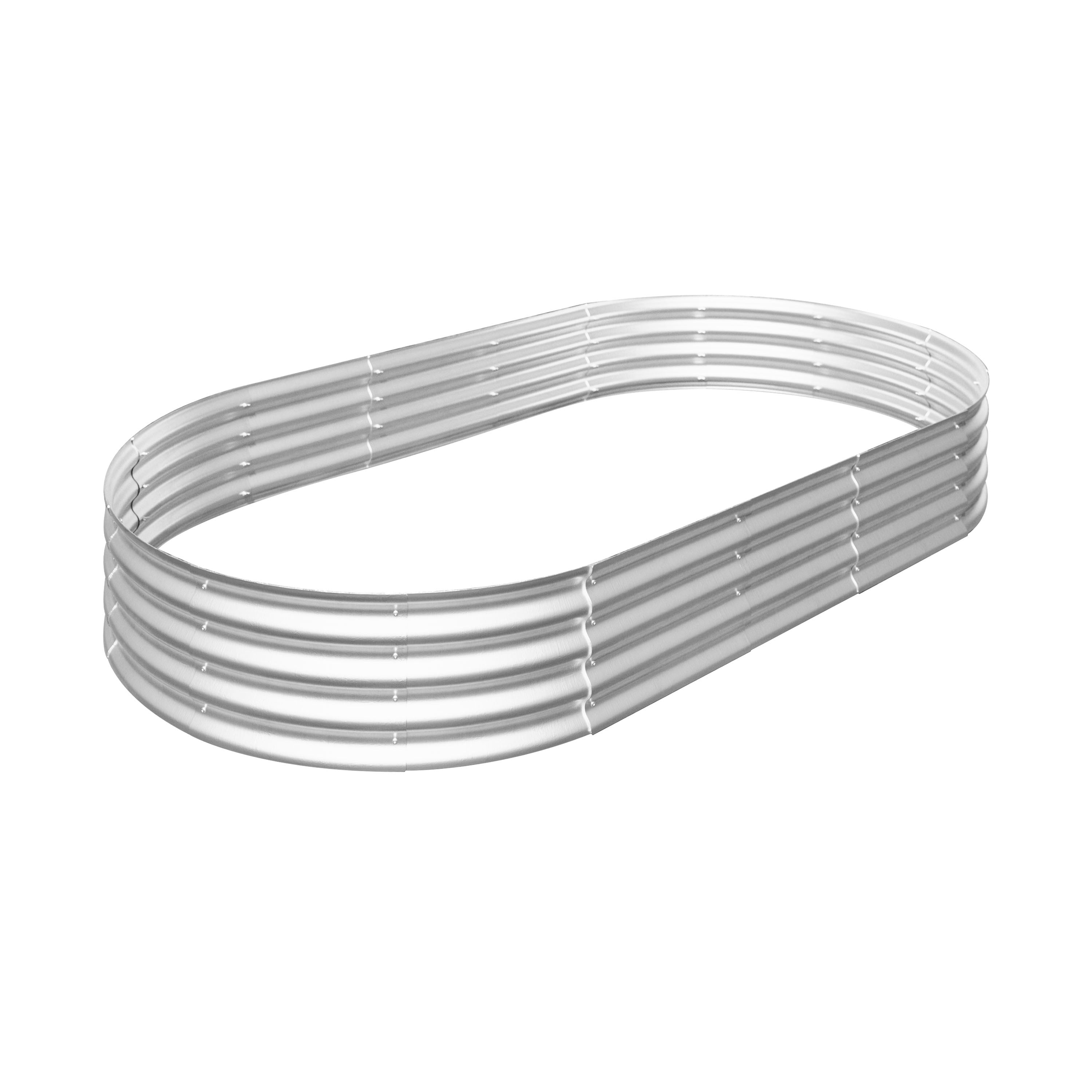 Heavy Duty Galvanized Raised Garden Bed Kit 8x4x1ft